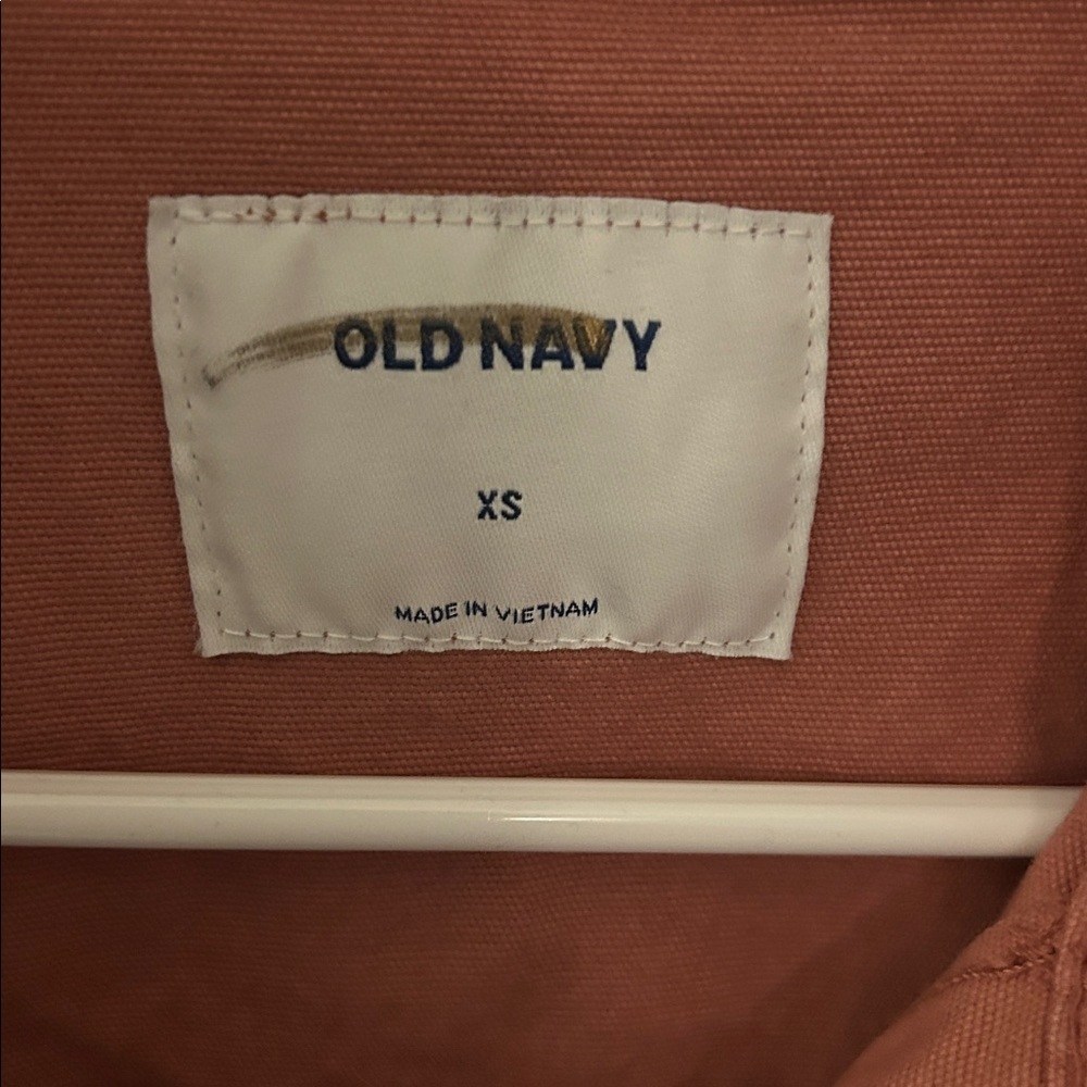 Old Navy Utility Jacket Pink- XS - Picture 2 of 7